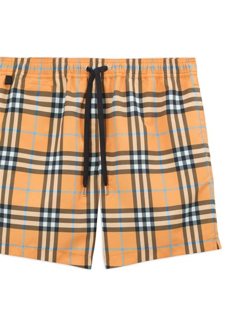 burberry infant swim shorts|Burberry check drawcord swim shorts.